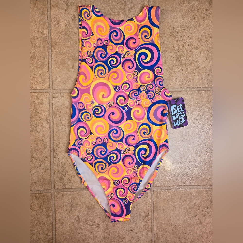 Freedom Rave Wear Portal Extra Civerage Sideboob Bodysuit M